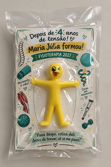 Bonequinho Antiestresse Lembrancinha de Formatura