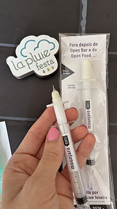 Caneta Seringa Formatura