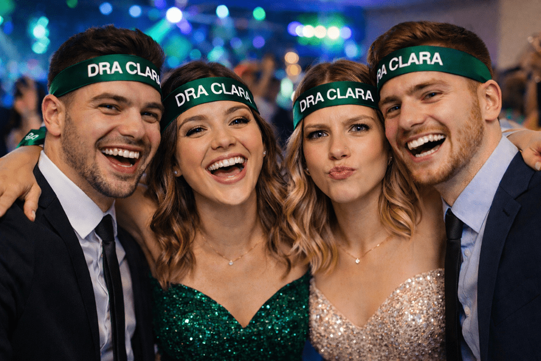 Faixa Cabeça Fã Clube Headbang e Faixa Miss Formatura