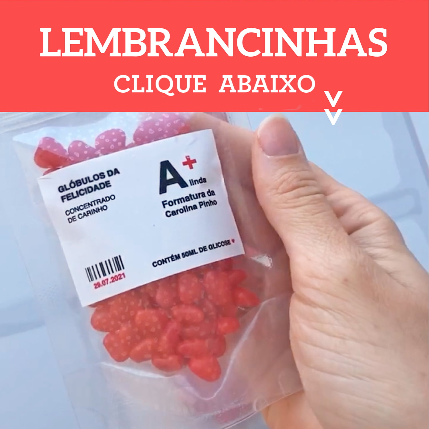 Lembrancinhas de formatura