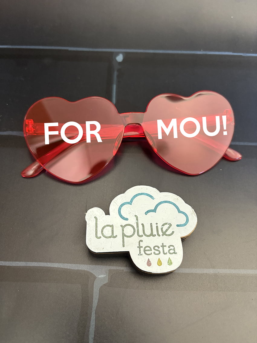 Óculos Formatura Personalizado Coração