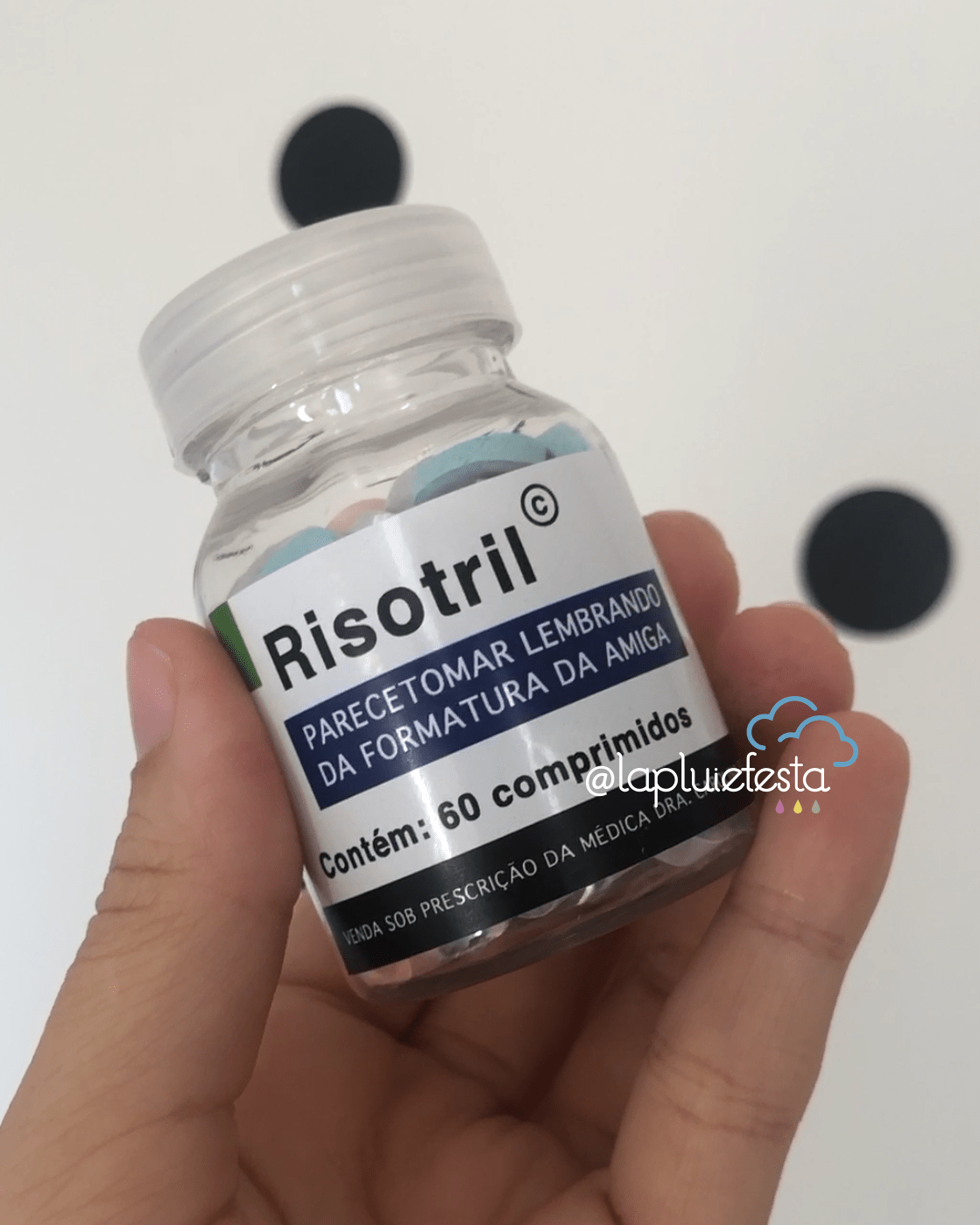 Risotril Lembrancinha Formatura Remédio