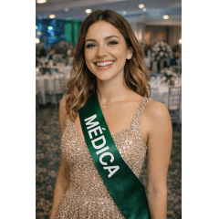 Faixa Cabeça Fã Clube Headbang e Faixa Miss Formatura