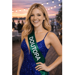 Faixa Cabeça Fã Clube Headbang e Faixa Miss Formatura