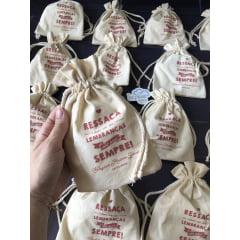 Saquinho Kit Ressaca Personalizado Tecido Formatura Luxo